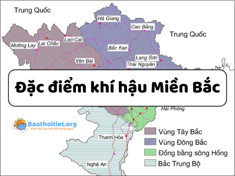 Đặc điểm khí hậu từng mùa, thiên nhiên, khí hậu miền Bắc