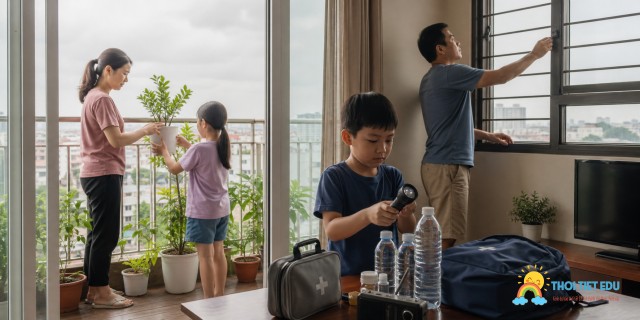 Chuẩn bị nhà trước bão: Checklist dễ thực hiện