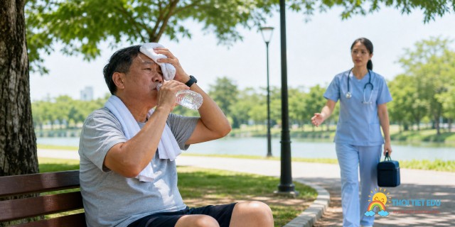 Say nắng và sốc nhiệt khác nhau thế nào?