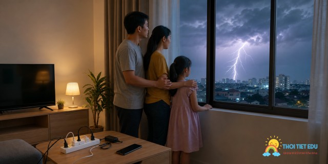 Sét đánh trong nhà có nguy hiểm không? Cách phòng tránh